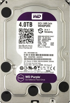 Жёсткий диск WD 4000Gb WD40PURX 64Mb SATA III WD Purple фото №7355