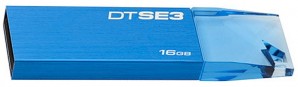 Память Flash USB 16 Gb Kingston DTSE3 Metallic Blue фото №7429