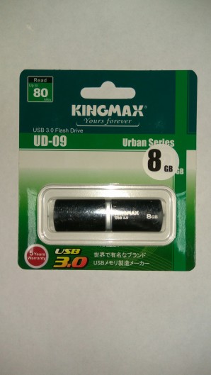 Память Flash USB 08 Gb Kingmax UD-09 Grey USB 3.0 фото №7436