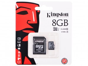 Память MicroSDHC 008Gb Kingston class 10 UHS-I G2 с адаптером (SDC10G2/8GB) фото №7739