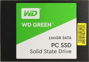 Жёсткий диск SSD 2.5" 120 GB WD Green Client SSD WDS120G1G0A SATA 6Gb/s, 540/430, IOPS 63/37K, MTBF 1.75M, TLC, 40TBW, Retail фото №7765