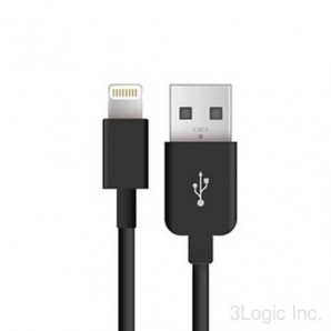 Кабель ACD USB - 8-pin для Apple, длина 1 м, PVC, 1м, черный (ACD-U910-P6B) фото №8142