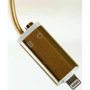Кабель Telecom USB - 8-pin для Apple, для наушников 3,5 мм и зарядки <TA12858-G> Gold фото №8890