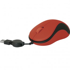 Мышь Defender Datum MS-960 красный,скручивающийся кабель фото №8904