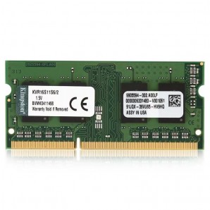 Память SO-DIMM DDRL III 02Gb PC1600 Kingston 1.35V фото №8937
