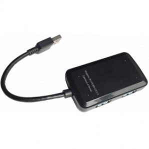 Разветвитель USB 3.0 Buro BU-HUB4-U3.0-S черный фото №9134