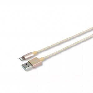 Кабель ROMOSS USB - 8-pin для Apple, сертифицированный MFi 1 м Золотой (CB13n-569-03-LG) фото №9161
