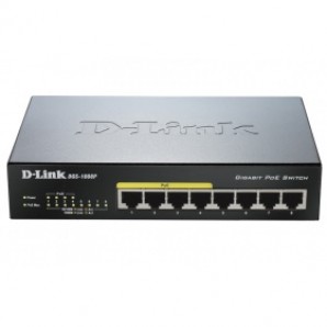 Коммутатор D-Link DGS-1008P 8x10/100/1000Mbps (4xPoE 10/100/1000Mbps) фото №9904