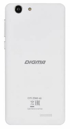 Смартфон Digma CITI Z560 4G 16Gb белый моноблок 3G 4G 2Sim 5" 720x1280 And6.0 8Mpix 802.11bgn BT GP фото №9932
