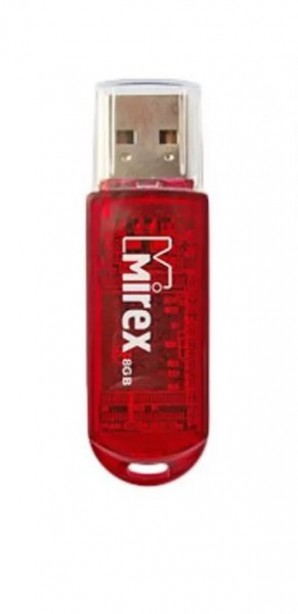 Память Flash USB 08 Gb Mirex ELF RED фото №10342
