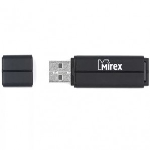 Память Flash USB 32 Gb Mirex LINE BLACK фото №10372