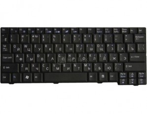 Клавиатура для ноутбука TOP-67818 Acer Aspire One A110L, A110X, A150L, A150X, D250, ZG5 Series. Черная. фото №10496