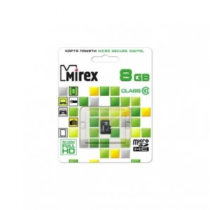 Память MicroSDHC 008Gb Mirex class 10 w/o Adapter фото №10720