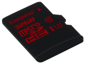 Память MicroSDHC 032GB Kingston Class10 UHS-I U3  R/W 90/80 MB/s без адаптера (SDCA3/32GBSP) фото №11000