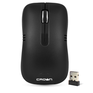 Мышь CROWN CMM-933W (3 кнопки  1000DPI 2.4ГГц  Soft-touch пластик, питание АА (в комплекте) фото №11428