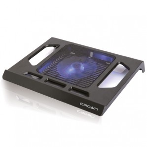 Охлаждающая подставка для ноутбука CROWN CMLS-910 (Black) 15,6", 1*Fan,blue light фото №11434