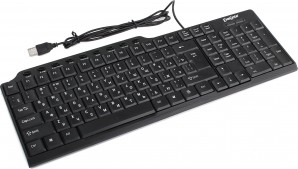 Клавиатура Exegate LY-501M, <USB, шнур 1,5м, черная, 113кл, Enter большой, мультимедиа>, Color box фото №11503