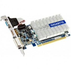 Видеокарта PCI-E 1024Mb GF210 Silent 64bit DDR3  VGA HDMI DVI Gigabyte (GV-N210SL-1GI), RTL фото №11527
