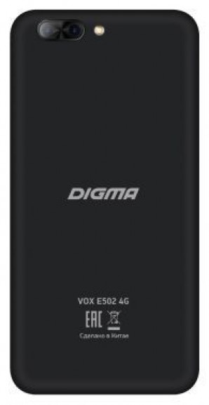 Смартфон Digma E502 4G VOX 16Gb черный моноблок 3G 2Sim 5" IPS 720x1280 And7.0 8Mpix 802.11bgn BT GP фото №11571