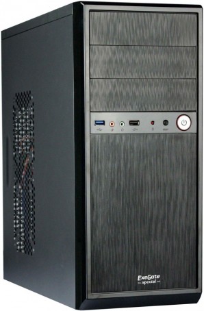 Корпус Exegate AA-326 <Black, без БП,  ATX, 2*SATA, 2*USB, Audio> фото №12109