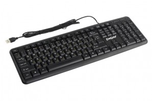 Клавиатура Exegate LY-331, <USB, шнур 1,5м, черная, 104кл, Enter большой>, Color box фото №12130