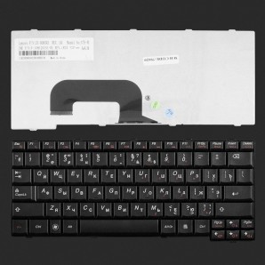 Клавиатура для ноутбука TOP-79029 Lenovo IdeaPad S12 Series. Г-образный Enter. Черная, без рамки. PN: 25008399, MP-08K13SU-6861. фото №12213