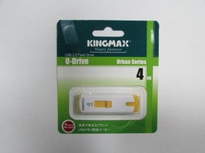 Память Flash USB 04 Gb Kingmax U-Drive Yellow фото №12230