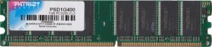 Память DDR 1Gb PC3200 Patriot фото №12234