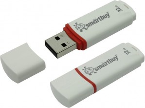 Память Flash USB 08 Gb Smart Buy Crown White (SB8GBCRW-KNL2) (NO LOGO) фото №12488