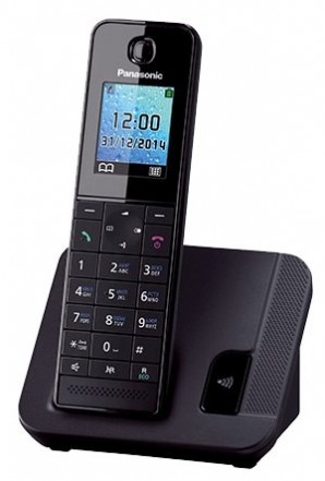 Телефон беспроводной Panasonic KX-TGH210RUB черный АОН фото №12706