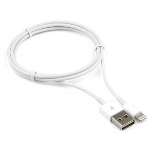 Кабель Cablexpert USB - 8-pin для Apple, длина 1м, белый (CC-USB-AP2MWP) фото №12741