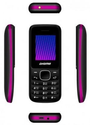 Мобильный телефон Digma Linx A170 2G черный/пурпурный 1.77" TFT 128x160 BT фото №12942