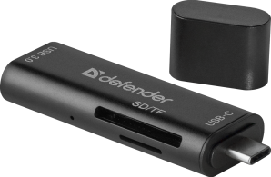 Устройство чтения карт памяти Defender Speed Stick USB3.1 TYPE C - USB/SD/TF фото №12959