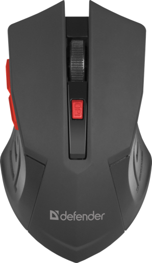 Мышь беспроводная Defender Accura MM-275 красный,6 кнопок, 800-1600 dpi фото №12994