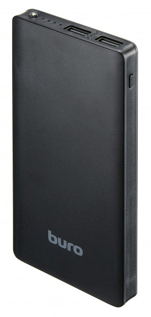 Внешний аккумулятор Buro RCL-10000-BK Li-Pol 10000mAh 2.1A черный 2xUSB фото №13179