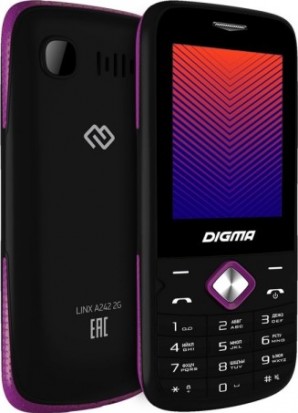 Мобильный телефон Digma Linx A242 32Mb черный/красный 2Sim 2.44" TFT 240x320 BT фото №13201