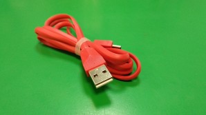 Кабель USB -Am/microB 5p 1.2м Smartbuy плоский красный (iK-12r red) фото №13243