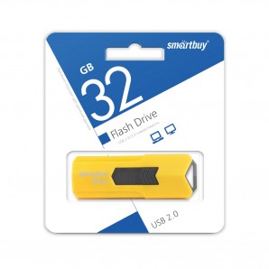 Память Flash USB 32 Gb Smart Buy STREAM Yellow фото №13820