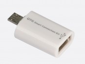 Переходник OTG micro USB ----> USB Smartbuy, белый (SBR-OTG-W) фото №14858