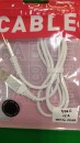 Кабель Smartbuy (iK-3112ERG white) USB 2.0 - TYPE-C в рез. оплет. Gear, 1м. мет.након., фото №16758