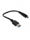 Переходник Telecom OTG Type-Cm --> USB 3.0 Af , 1,5A , 5,0Gbps , Alum grey 0,2m (CU409M) фото №17854