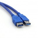 Кабель удлинитель USB 3.0 AM/AF 5м VCOM VUS7065-5M синий фото №17897