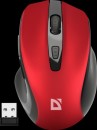 Мышь беспроводная Defender Prime MB-053 красный,6D,800-1600dpi,бесшумн фото №21761