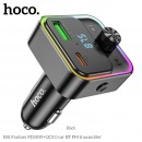 Плеер FM-трансмиттер HOCO, E81, Fantasy, Bluetooth, QC3.0, PD 30Вт, цвет: чёрный фото №23566