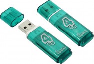 Память Flash USB 04 Gb Smart Buy Glossy series Green фото №934