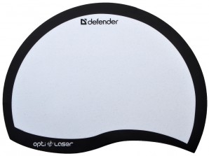 Коврик пластиковый DEFENDER Ergo opti-laser Black (черный) 215х165х1.2 мм фото №1013