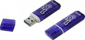 Память Flash USB 16 Gb Smart Buy Glossy series Dark Blue USB 3.0 фото №1104