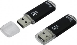 Память Flash USB 32 Gb Smart Buy V-Cut Black фото №1330