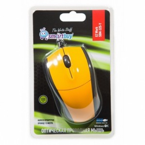 Мышь Smartbuy 325 USB желтая (SBM-325-Y) фото №1381