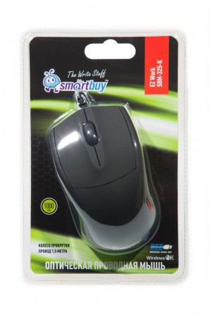 Мышь Smartbuy 325 USB черная (SBM-325-K) фото №1417